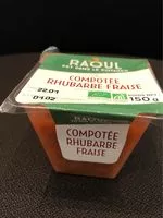 Mängden socker i Compotée rhubarbe fraise