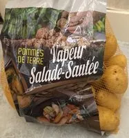Mängden socker i Pomme de Terre Vapeur - Salade - Sautée