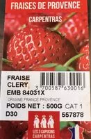 Mängden socker i Fraises de provence