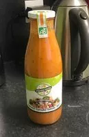 Mängden socker i Velouté Tomate-Basilic Bio