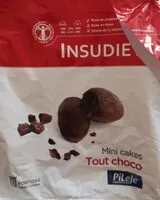 Mängden socker i Insudiet Mini Cake Tout Chocolat X