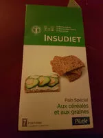 Mängden socker i Insudiet Pain Spécial (céréales, Graines) 7 Portions