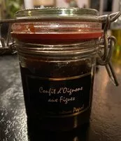 Mängden socker i Confit d'oignons aux figues