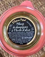 Mängden socker i Melange de champignons a l'huile d'olive