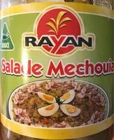 Mängden socker i Salade mechouia