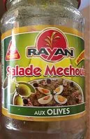 Mängden socker i Salade Mechouia