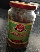 Mängden socker i Piments de Cayenne en saumure