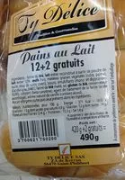 Mängden socker i Pains au Lait (12 + 2 gratuits)