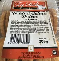 Mängden socker i Galettes bretonnes