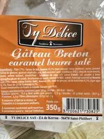 Mängden socker i Gâteau Breton Caramel Beurre Salé