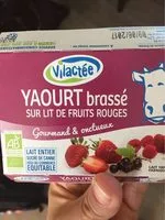 Mängden socker i Yaourt brassé sur lit de fruits rouges