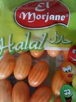 Mängden socker i Chewing-gums acidulés