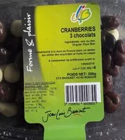 Mängden socker i Cranberries 3 chocolats