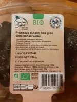Mängden socker i Pruneaux d'Agen bio