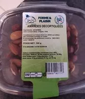 Mängden socker i Amandes décortiquées