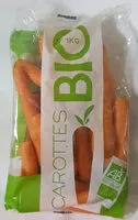Mängden socker i Carottes BIO 1kg