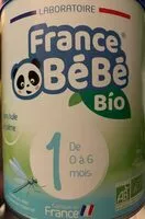 Mängden socker i Lait en poudre bébé