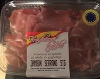 Mängden socker i Jambon serano stg