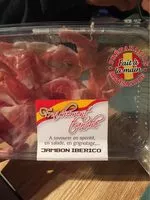 Mängden socker i Chiffonade de jambon iberico