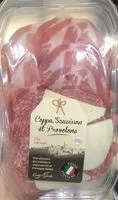 Mängden socker i Coppa, Saucisson et Provolone