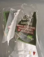 Mängden socker i Sandwich houmous tomates sechees