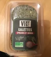 Mängden socker i Galettes epinards et quinoa