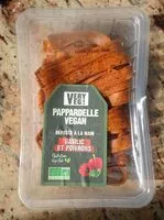 Mängden socker i Pappardelle vegan basilic et poivron