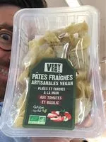 Mängden socker i Pâtes fraiches artisanales vegan
