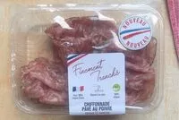 Mängden socker i Chiffonnade pavé au poivre