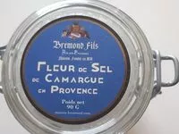 Mängden socker i Fleur de sel de camargue en provence