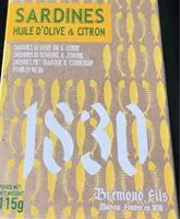 Mängden socker i Sardine huile d'Olive et citron