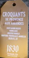 Mängden socker i Croquants de provence aux amandes