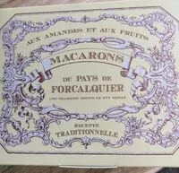 Mängden socker i Macarons du pays de forcalquier