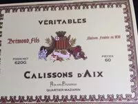 Mängden socker i Veritables calissons d'Aix