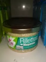 Mängden socker i Rillettes de Maquereau