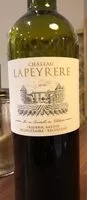 Mängden socker i Chateau Lapeyrere - Vin rouge