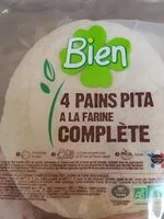 Mängden socker i 4 pains pita à la farine complète
