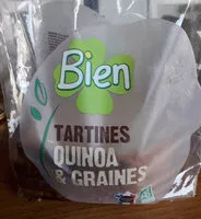 Mängden socker i Tartines Quinoa et Graines