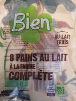 Mängden socker i 8 petits pains au lait à la farine complète
