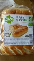 Mängden socker i 8 Pains au lait Bio