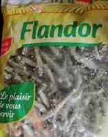 Mängden socker i Haricots verts très fins surgelés