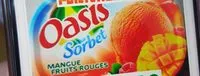Mängden socker i Sorbet mangue fruits rouges