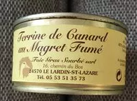 Mängden socker i Terrine de canard au magret fumé