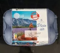 Mängden socker i 6 œufs plein air