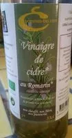 Mängden socker i Vinaigre de cidre au romarin