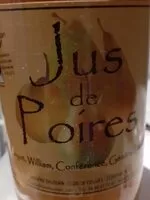 Mängden socker i Jus de poire