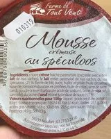 Mängden socker i Mousse cremeuse au speculoos