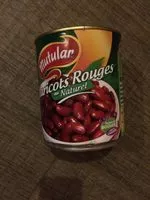 Mängden socker i Haricots rouges au naturel