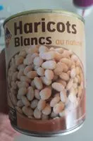 Mängden socker i Haricots blancs au naturel