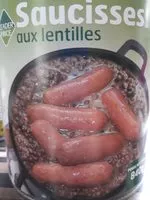 Mängden socker i saucisses aux lentilles